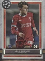 2020-21 Topps Museum Collection UCL Neco Williams #18
