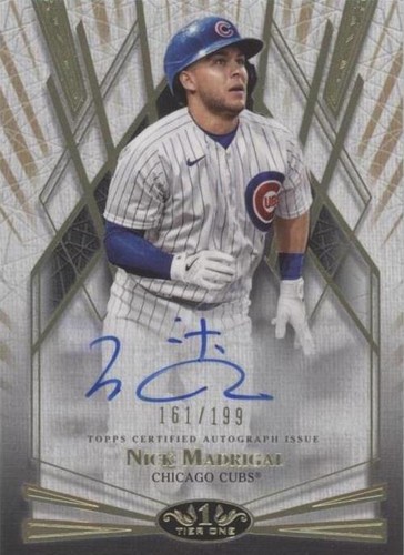 2022 Topps Tier One - Nick Madrigal #BOA-NMA