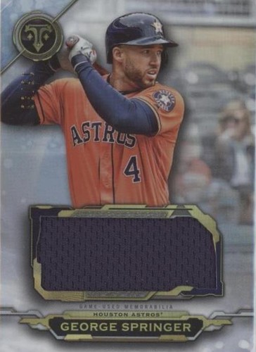 2019 Topps Triple Threads - George Springer #SJR-GSP3