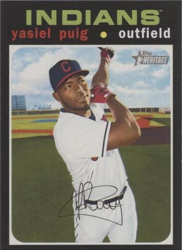 2020 Topps Heritage High Number - Yasiel Puig #557