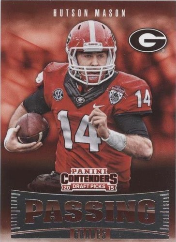 2015 Panini Contenders Draft Picks Hutson Mason #16