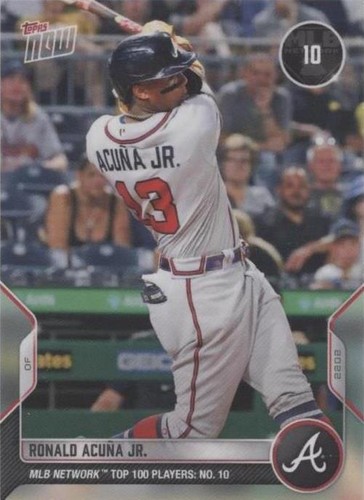 2022 Topps Now MLB Network Top 100 Players - Ronald Acuña Jr. #T-10