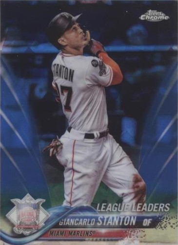2018 Topps Chrome Sapphire Edition - Giancarlo Stanton #64