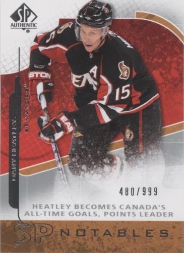 2008-09 SP Authentic - Dany Heatley #110