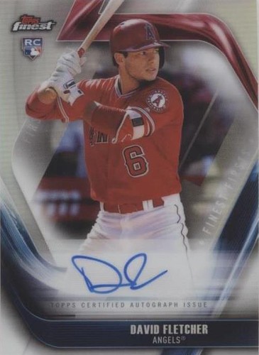 2019 Topps Finest - David Fletcher #FFA-DF