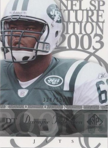 2003 SP Signature Edition Dewayne Robertson #121