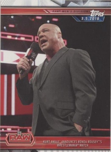 2019 Topps WWE Road to Wrestlemania - Kurt Angle Ronda Rousey #29