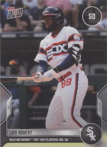 2022 Topps Now MLB Network Top 100 Players - Luis Robert #T-50