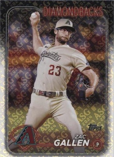 2024 Topps Chrome X-Fractor Zac Gallen #147 Arizona Diamondbacks