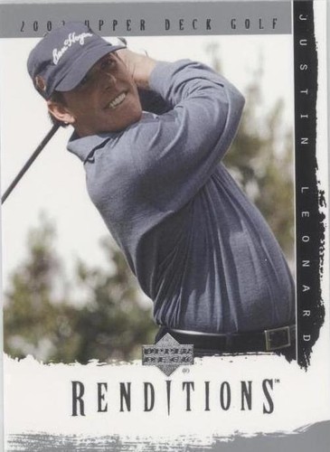 2003 Upper Deck Renditions - Justin Leonard #7