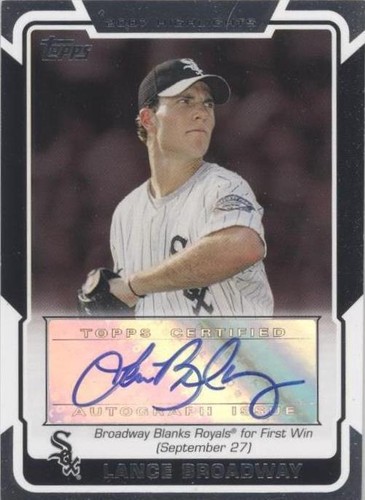 2008 Topps - Lance Broadway #HA-LB