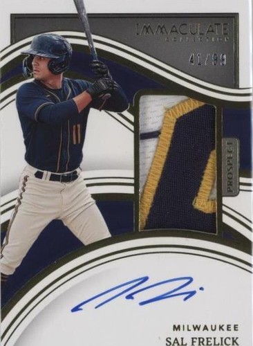 2023 Panini Immaculate Collection - Sal Frelick #32