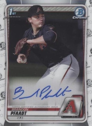 BRANDON PFAADT 2020 1st BOWMAN DRAFT BD-171 DIAMONDBACKS