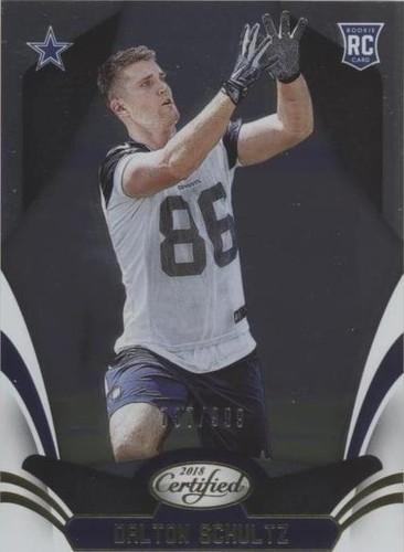 2018 Panini Certified Dalton Schultz #177