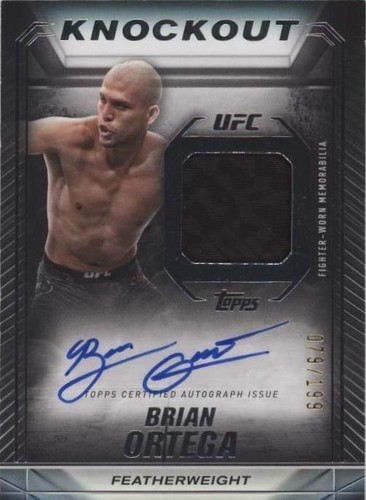 2024 Topps UFC Knockout - Brian Ortega #KAR-BOA