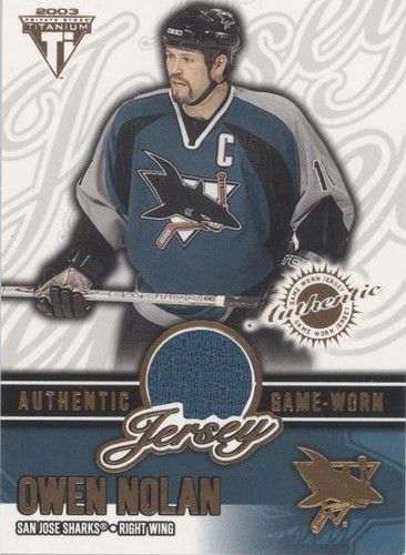 2002-03 Pacific Private Stock Titanium - Owen Nolan #63