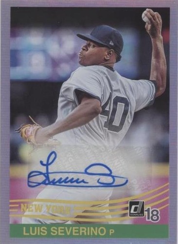 2018 Panini Donruss - Luis Severino #84S-LS