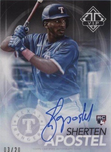 2021 Topps Transcendent Collection VIP Party - Sherten Apostel #TPA-SA