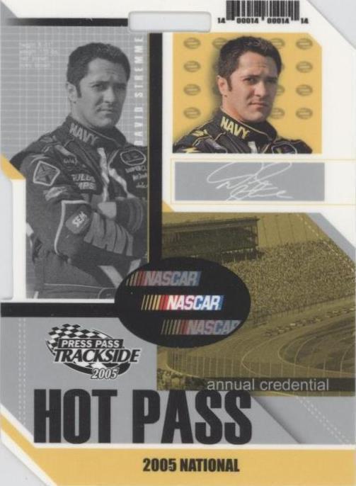 2005 Press Pass Trackside - David Stremme #HP 25