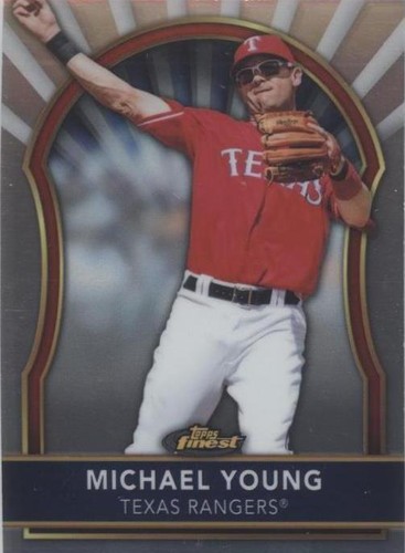 2011 Topps Finest - Michael Young #19