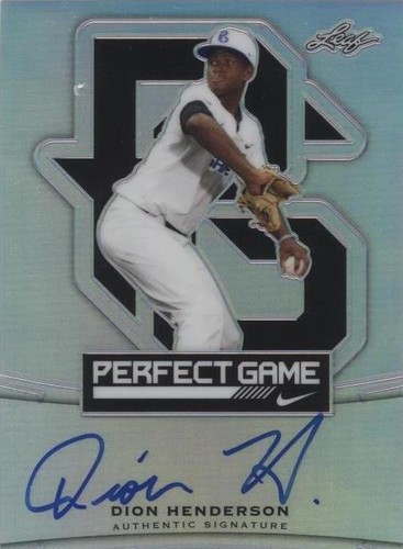 2015 Leaf Metal Draft - Dion Henderson #BA-DH2