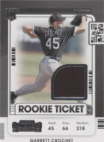 2021 Panini Contenders - Garrett Crochet #RTJ-GC