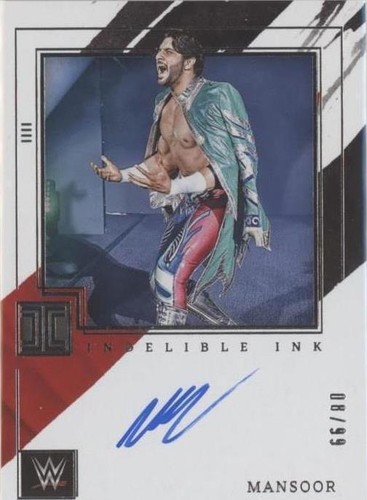 2022 Panini Impeccable WWE - Mansoor #IN-MSR