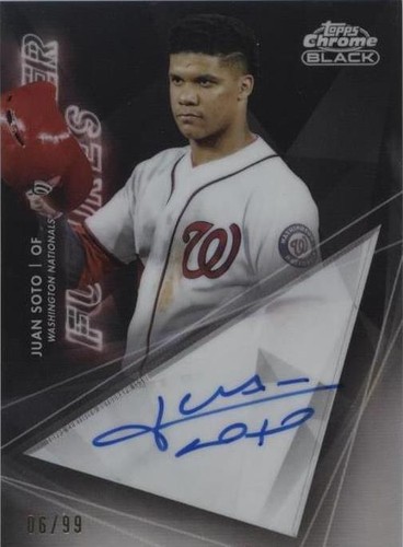 2020 Topps Chrome Black - Juan Soto #SFA-JS