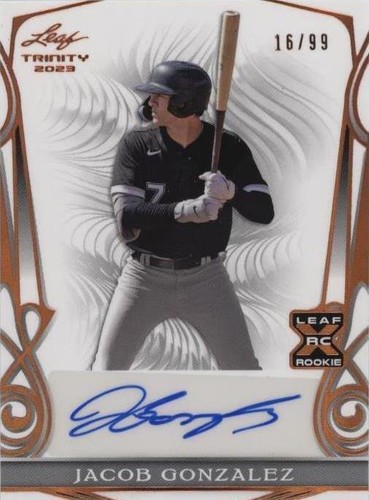 2023 Leaf Trinity - Jacob Gonzalez #BA-JG1