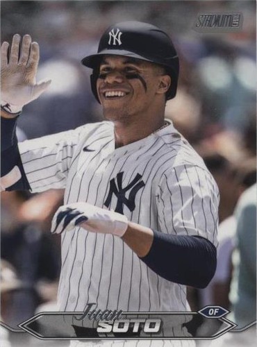 2024 Topps Stadium Club Triumvirates Yankees Soto Judge Dominguez