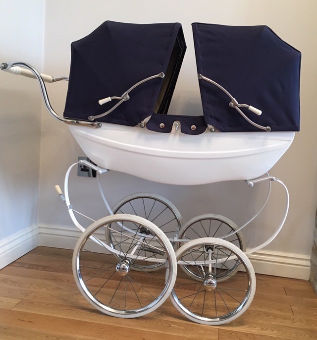 Silver Cross Twin Orberon Vintage DollS Pram in Swadlincote
