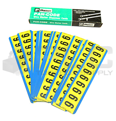 NEW BOX OF 19 PANDUIT PCL100-6 MARKER LABELS