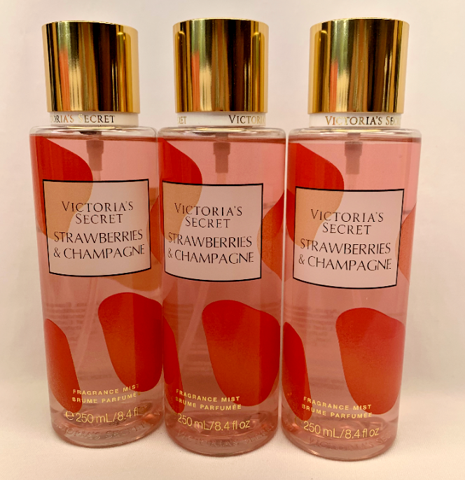 Victoria’s Secret (Strawberries 3 set) 3 Strawberries & Champagne Fragrance Mist Victoria's Secret