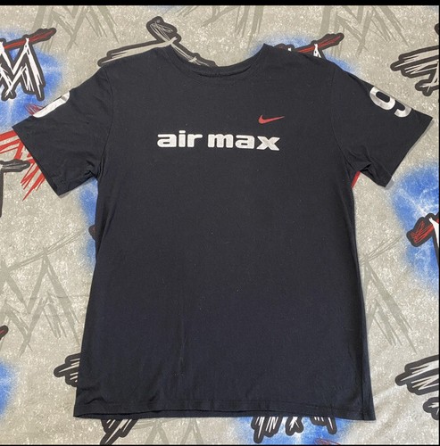 NIKE Air Max ロゴ Tシャツ Men's Nike T-Shirt Air Max Logo T-Shirt Top Tee - White