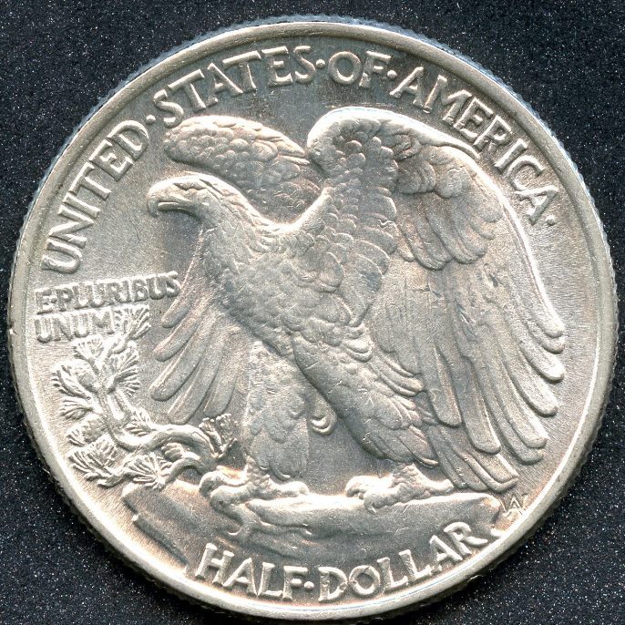 1946 (CHBU) 50C SILVER WALKING LIBERTY HALF DOLLAR