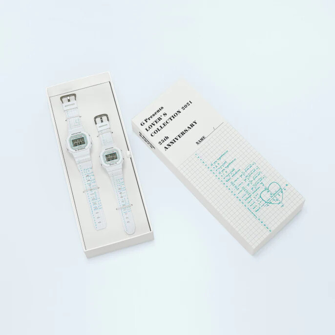 Pre-owned Baby-g Presents Lover's Collection Lov-21b-7jr 2021 G-shock  Pair Set Japan