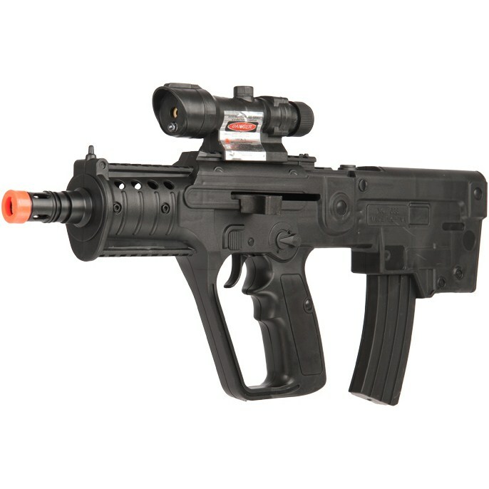SA80 L85 BULLPUP SPRING AIRSOFT SMG RIFLE GUN w LASER SIGHT LIGHT 6mm