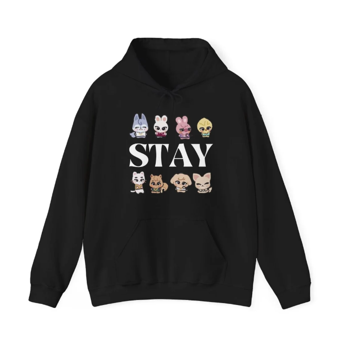 Stray Kids Hoodie Kpop Tshirt, Cute Skzoo Merch, Cute Gift For Stay Stray Kids Hoodie Kpop Tshirt, Cute Skzoo Merch, Cute Gift For Stay