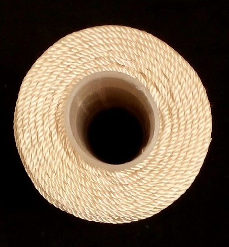 RED HEART No. 18 NYLON Crochet CRAFT Knitting BAGS Macrame 150 yds NATURAL #16