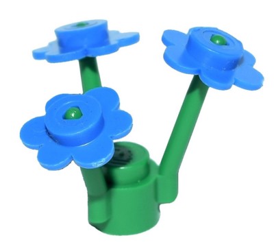  NEW LEGO RARE BLUE Flower Bouquet Minifigure Minifig Flowers Plant Stem Garden