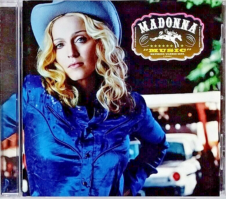 CD MADONNA Music (Warner Bros 2000 Pop Folk) 10 Tracks RETRO