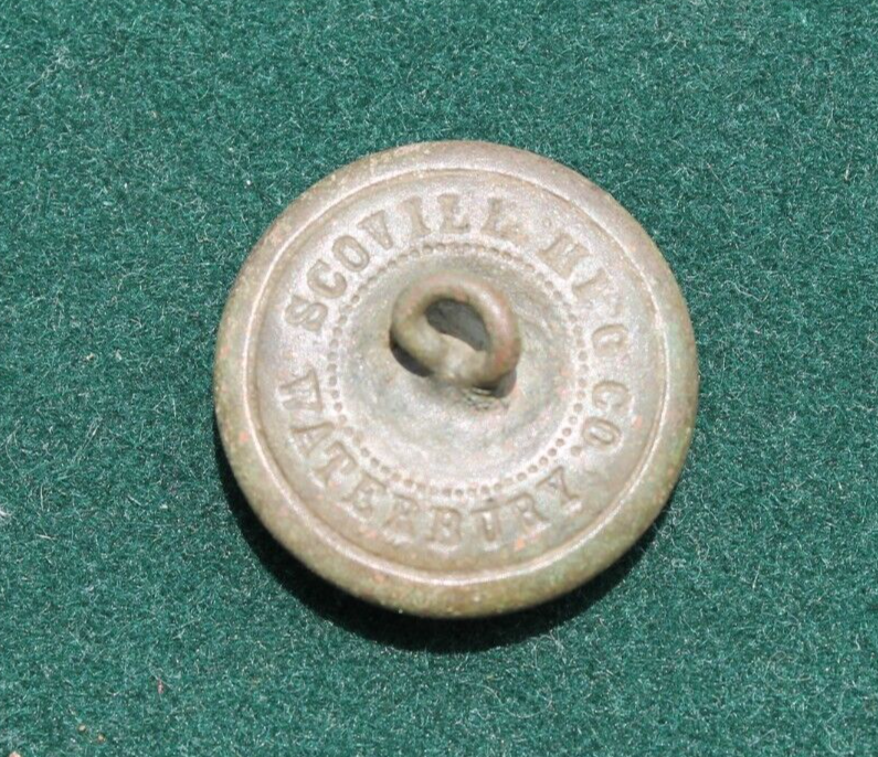 CONFEDERATE SOUTH CAROLINA MILITIA STATE SEAL BUTTON SCOVILL MFG CO 23MM DUG SC