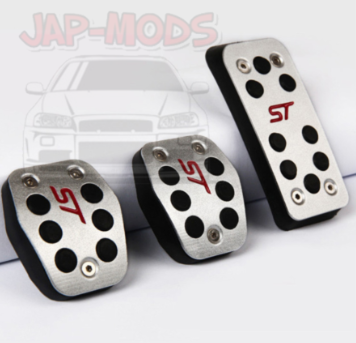 FORD PEDALS ST Fiesta / Focus 2 Focus 3 Kuga Escape ST 2007-2016 RED  (RED)
