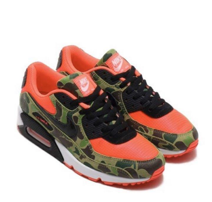 Pre-owned Nike Air Max 90 X Atmos Reverse Infrared Duck Camo Cw6024-600 Limited Shoes In Multicolor