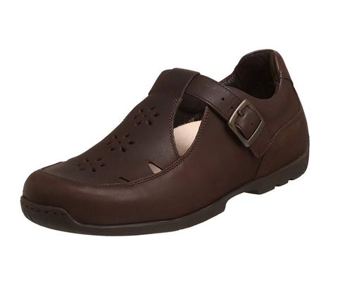 

Footprints By Birkenstock Женские туфли Beverly с Т-образным ремешком на плоской подошве, шоколадные, Browns