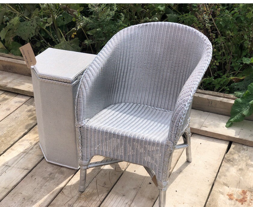 Lloyd Loom Style Chair and bedside/laundry basket. in Cambridge, Cambridgeshire Gumtree