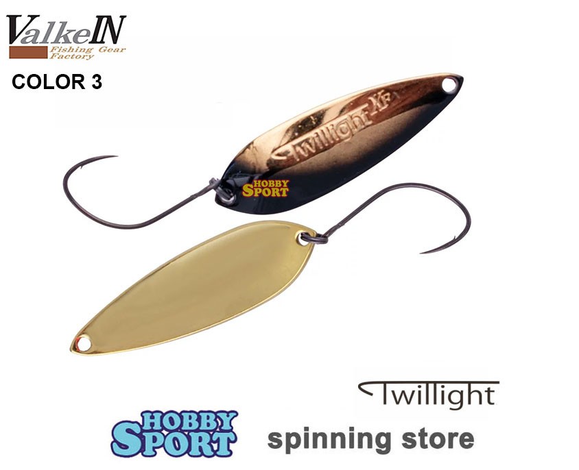 VALKEIN SPOON TWILLIGHT XF  5,2 GR   COLOR 3 JAPAN TROUT AREA SPIN