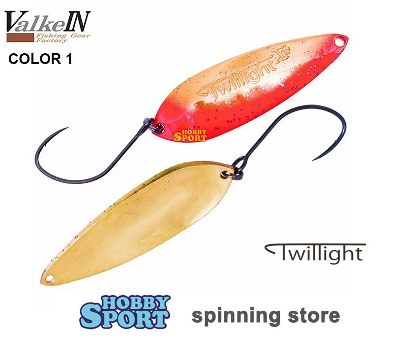 VALKEIN SPOON TWILLIGHT XF  5,2 GR   COLOR 1 RED  JAPAN TROUT AREA SPIN