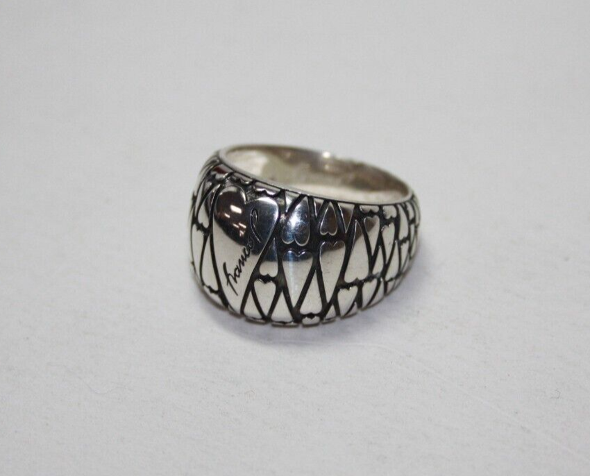 Franco Pianegonda Sterling Silver Signature Heart & Mosaic Ring Sz:  8.75[122GRA] | eBay