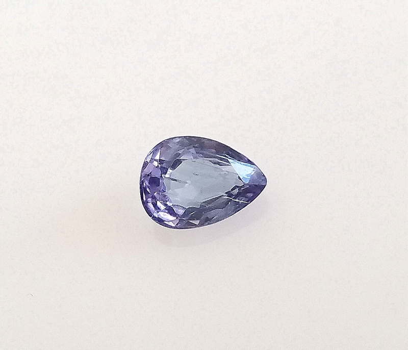 Natural 1.42 Carat Ceylon Blue Sapphire Genuine Loose Stone Pear Shape Gemstone